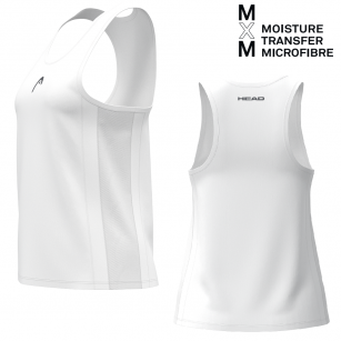 Head CLUB 25 Tank Top Girls WH - 140